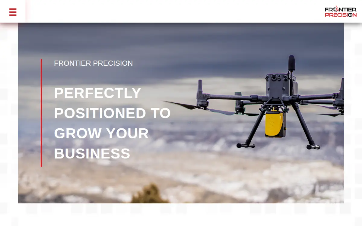 Homepage of Frontier Precision, INC