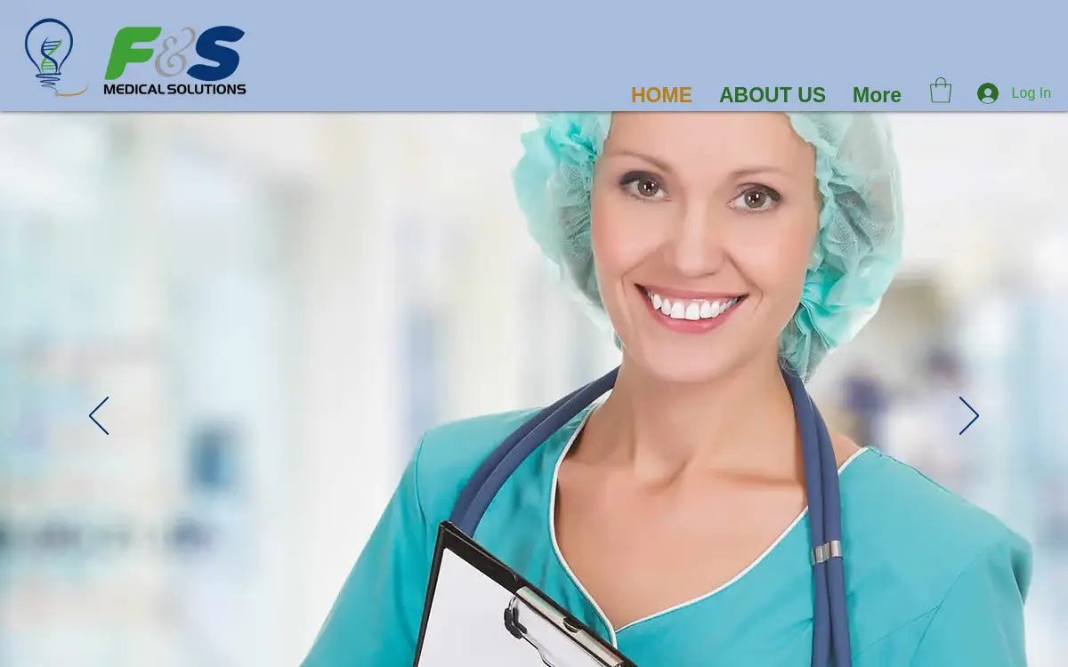 Homepage of F & S Medical Solutions LLC