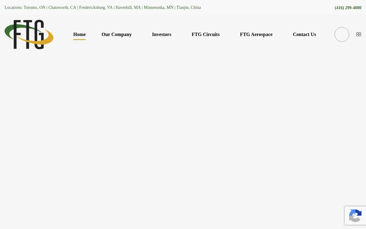 Homepage of Ftg Circuits INC.