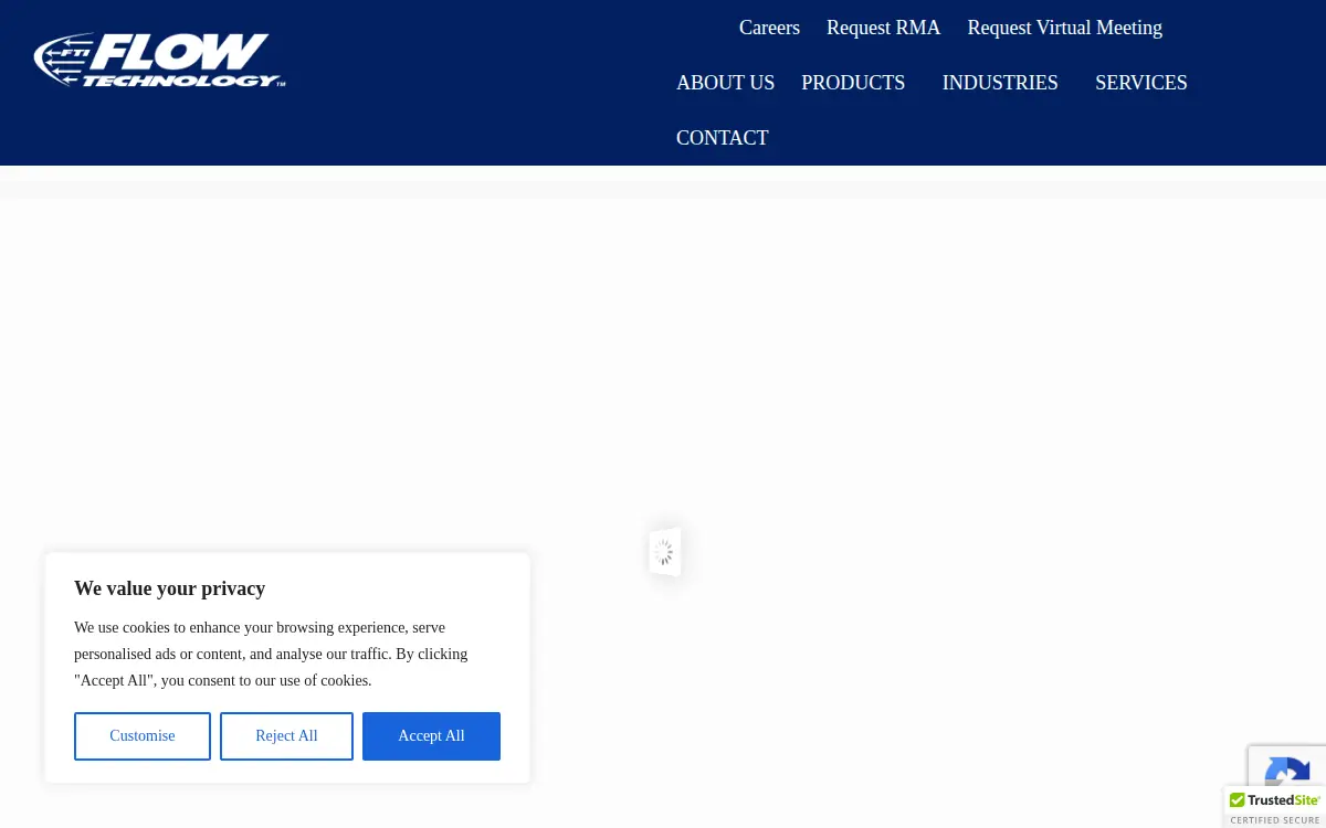 Homepage of Fti Flow Technology LLC