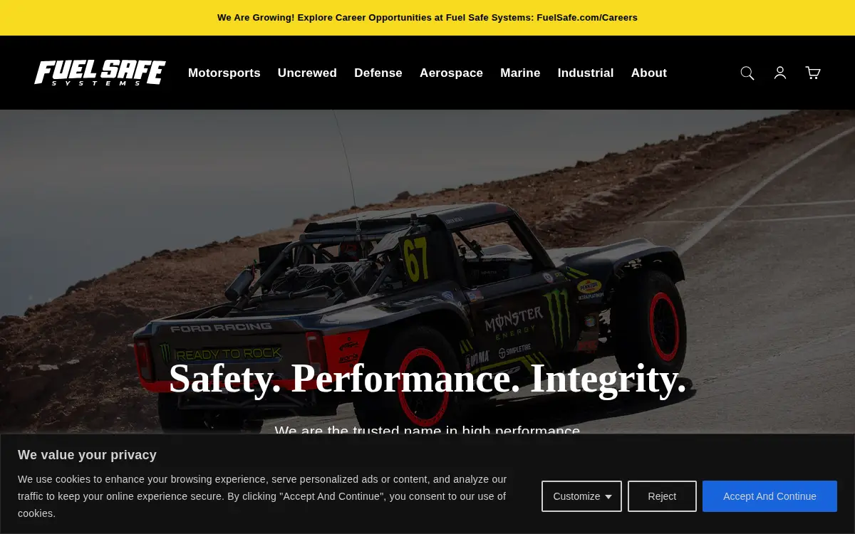 Homepage of Aircraft Rubber Manufacturing, INC.