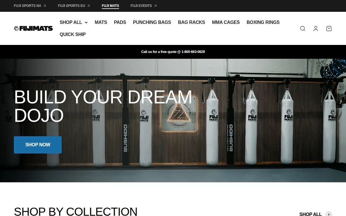 Homepage of Fuji Mats LLC