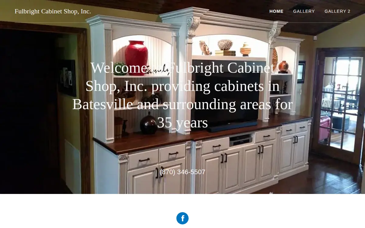 Homepage of Fulbright Cabinet Shop, INC