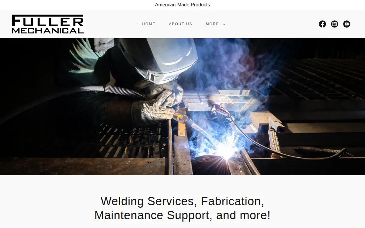 Homepage of Fuller Mechanical LLC