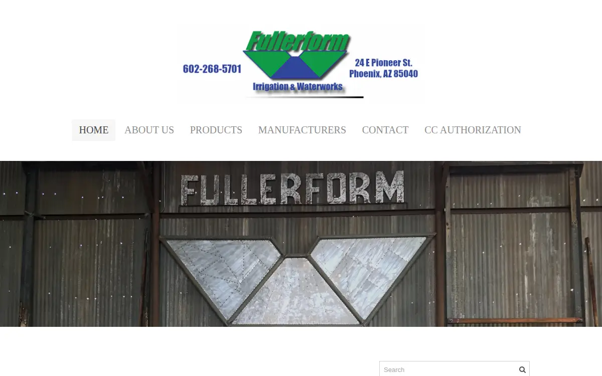Homepage of Fullerform Systems, INC