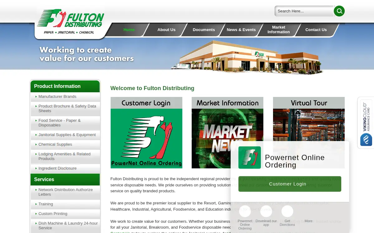 Homepage of Desert Valley Services, INC.