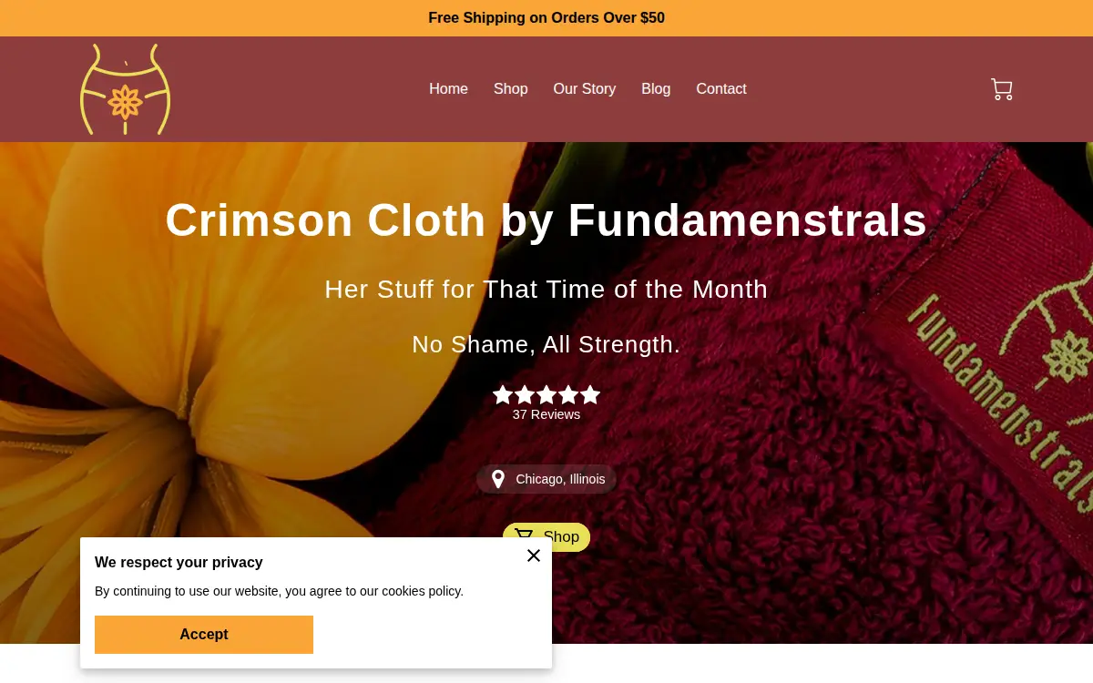 Homepage of Fundamenstrals CORP.