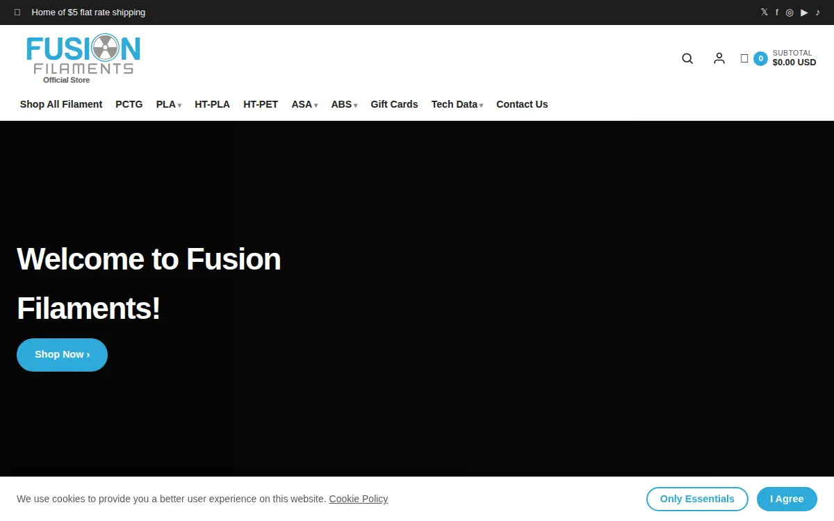 Homepage of Fusion Holdings, LLC