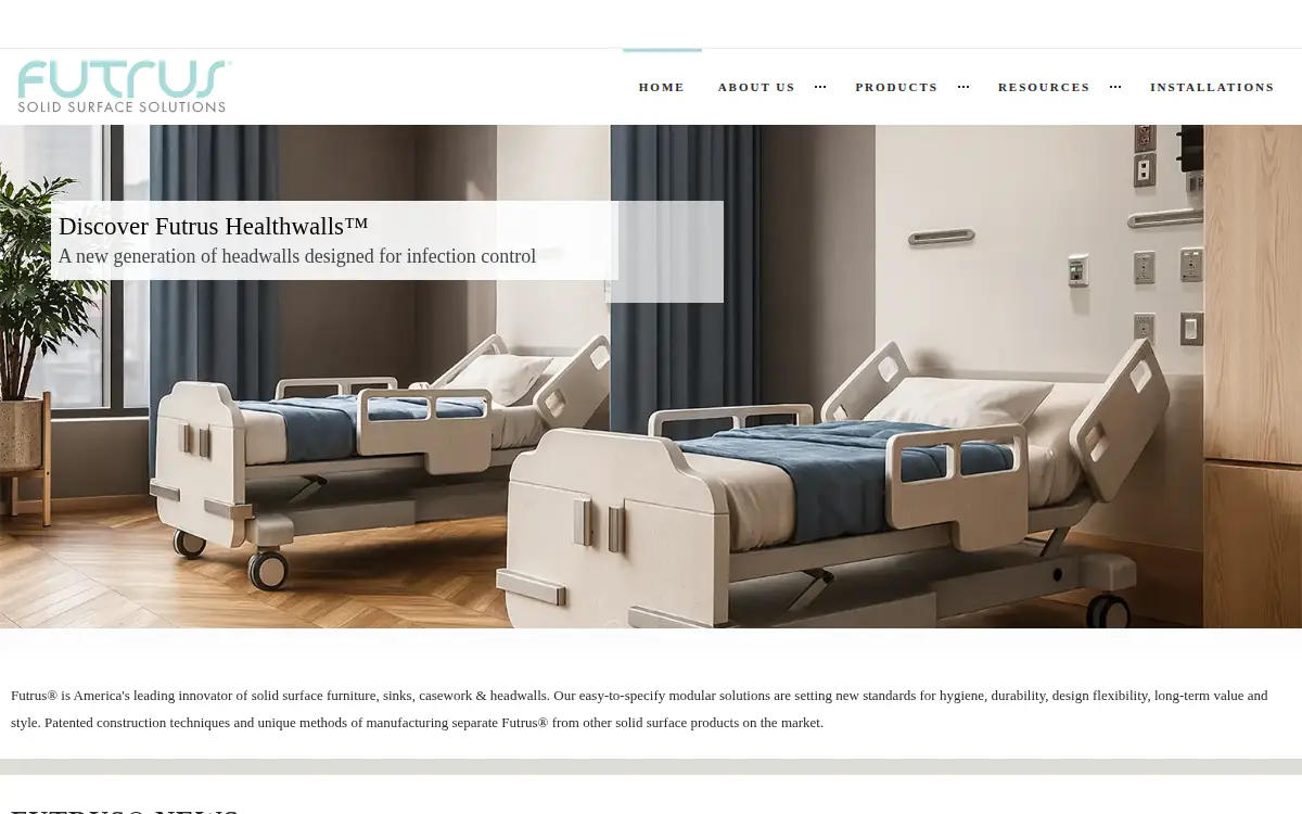 Homepage of Futrus LTD