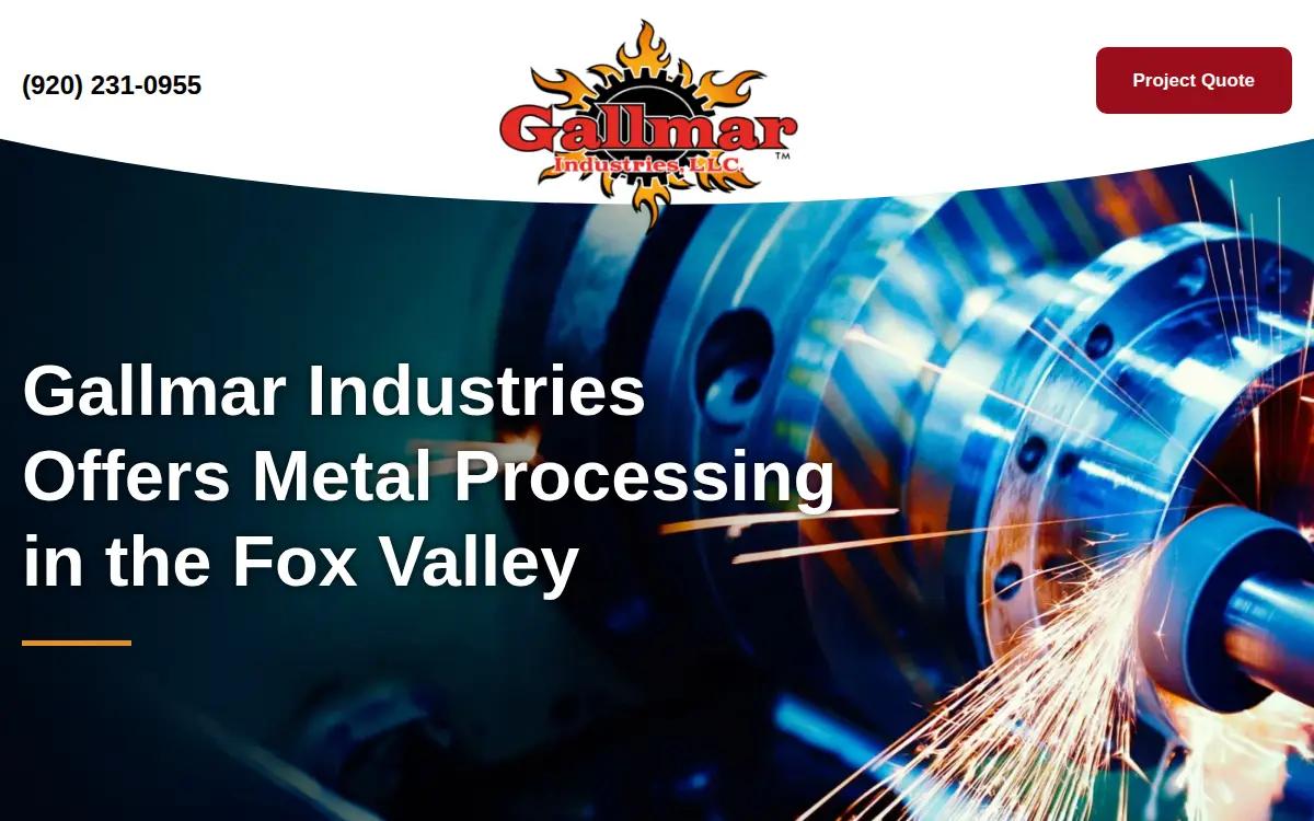 Homepage of Fox Valley Heat Treat, INC.