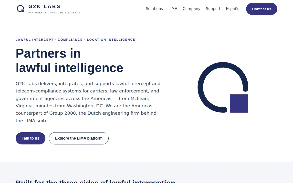 Homepage of G2k Labs INC