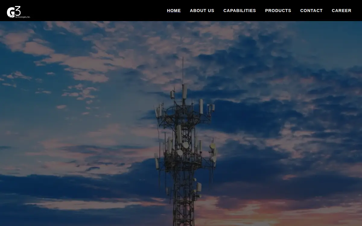 Homepage of G3 Technologies INC
