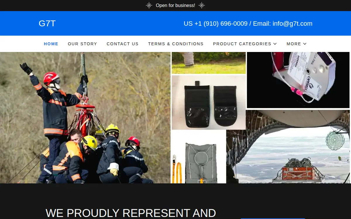 Homepage of G7t L.l.c.