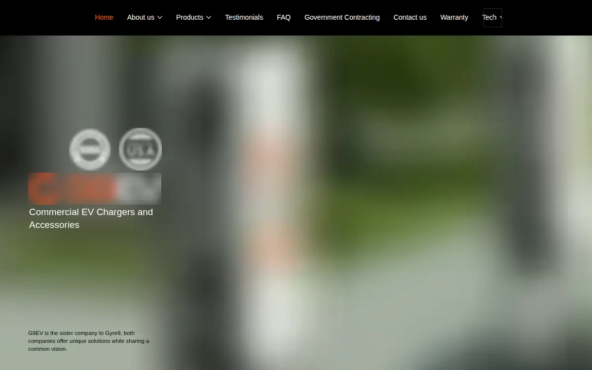 Homepage of G9ev LLC