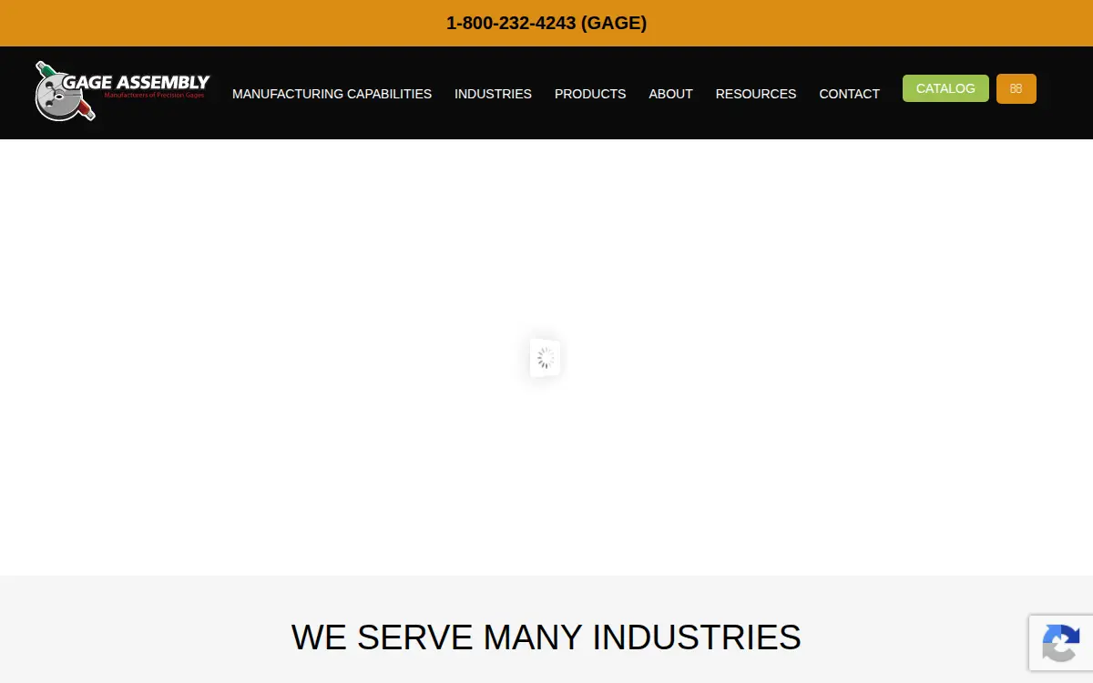 Homepage of Gage Assembly CO