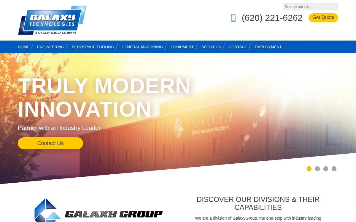 Homepage of Galaxy Technologies INC