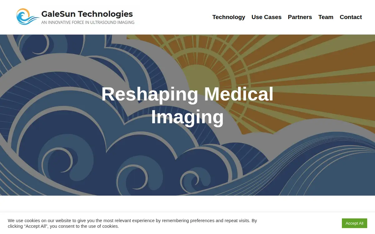 Homepage of Galesun Technologies INC