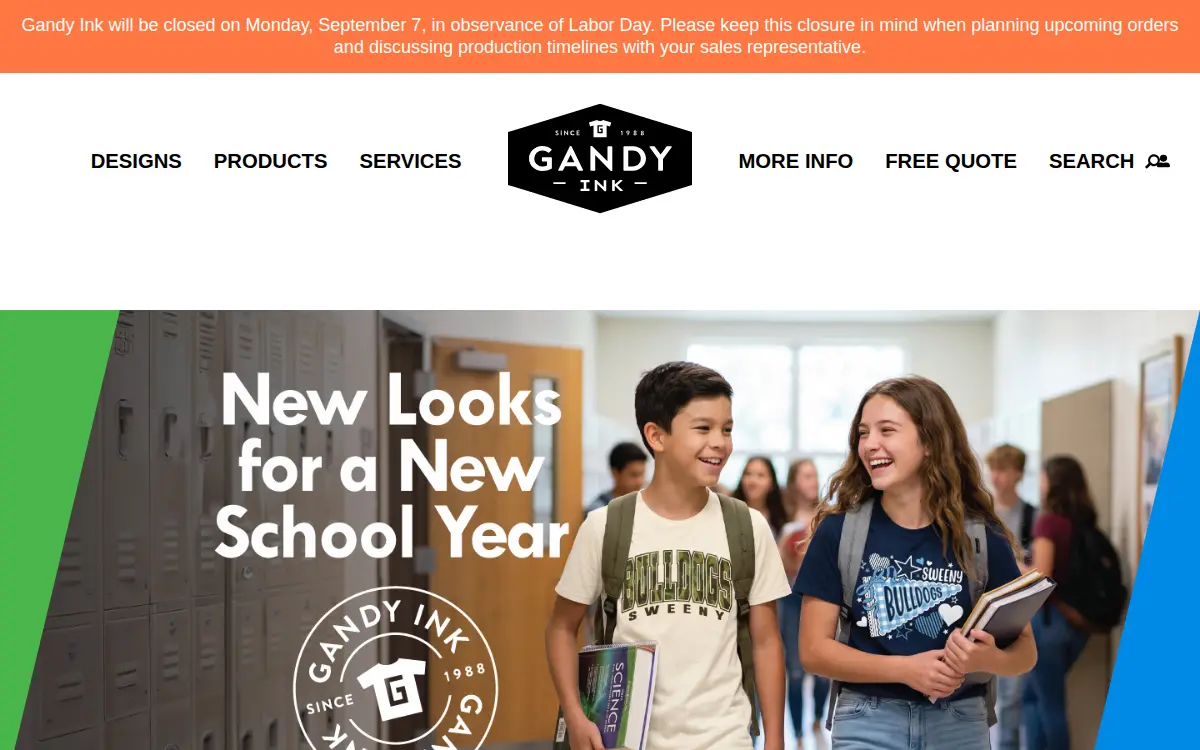 Homepage of G & G Investments, INC
