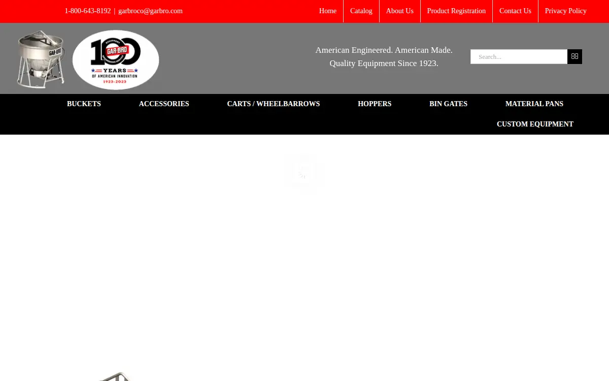 Homepage of Gar-bro Manufacturing CO.