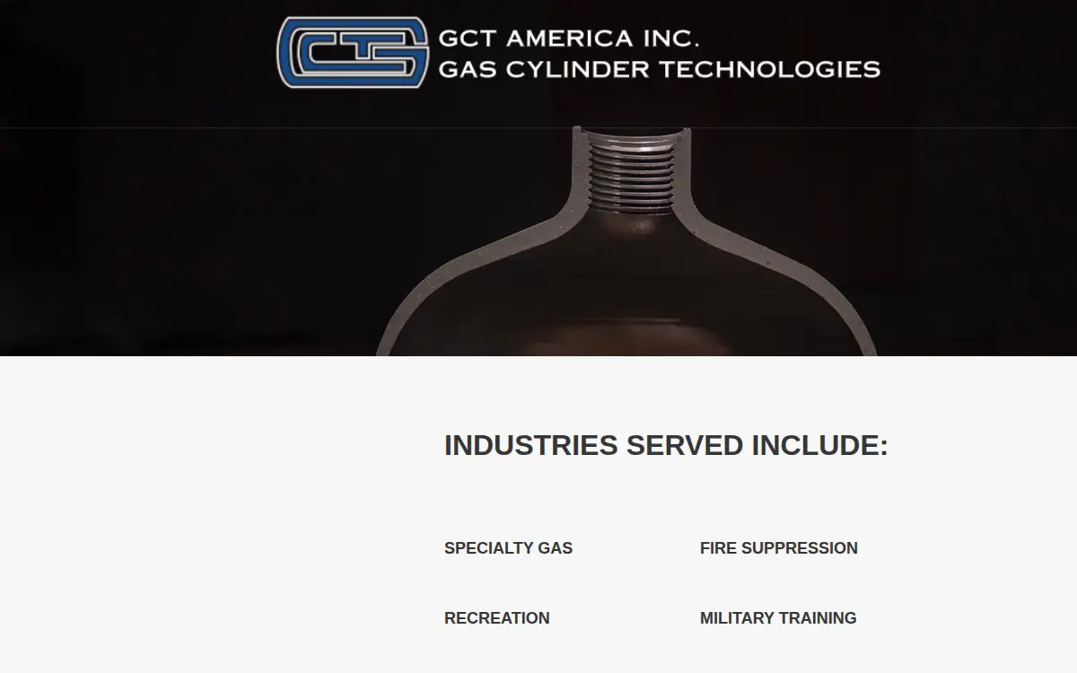 Homepage of Gct America INC.