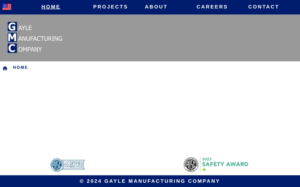 Homepage of Gayle Manufacturing CO INC