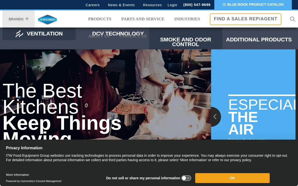 Homepage of Itw Food Equipment Group LLC