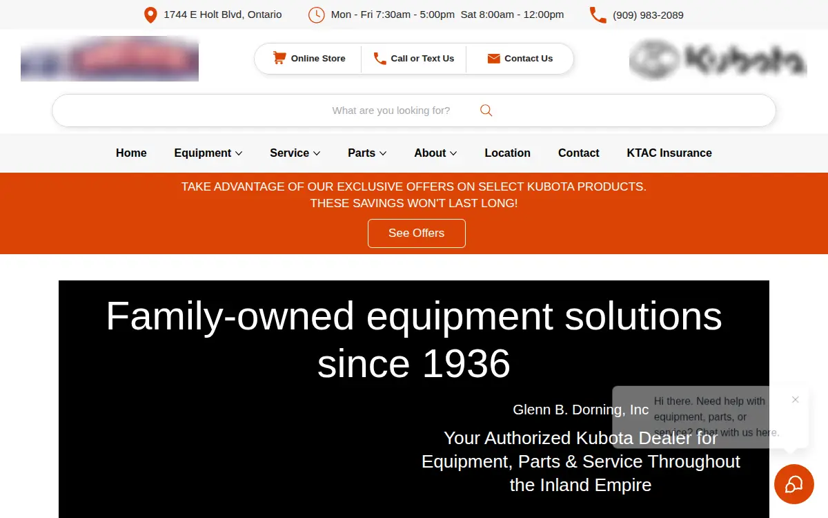 Homepage of Glenn B Dorning, INC.