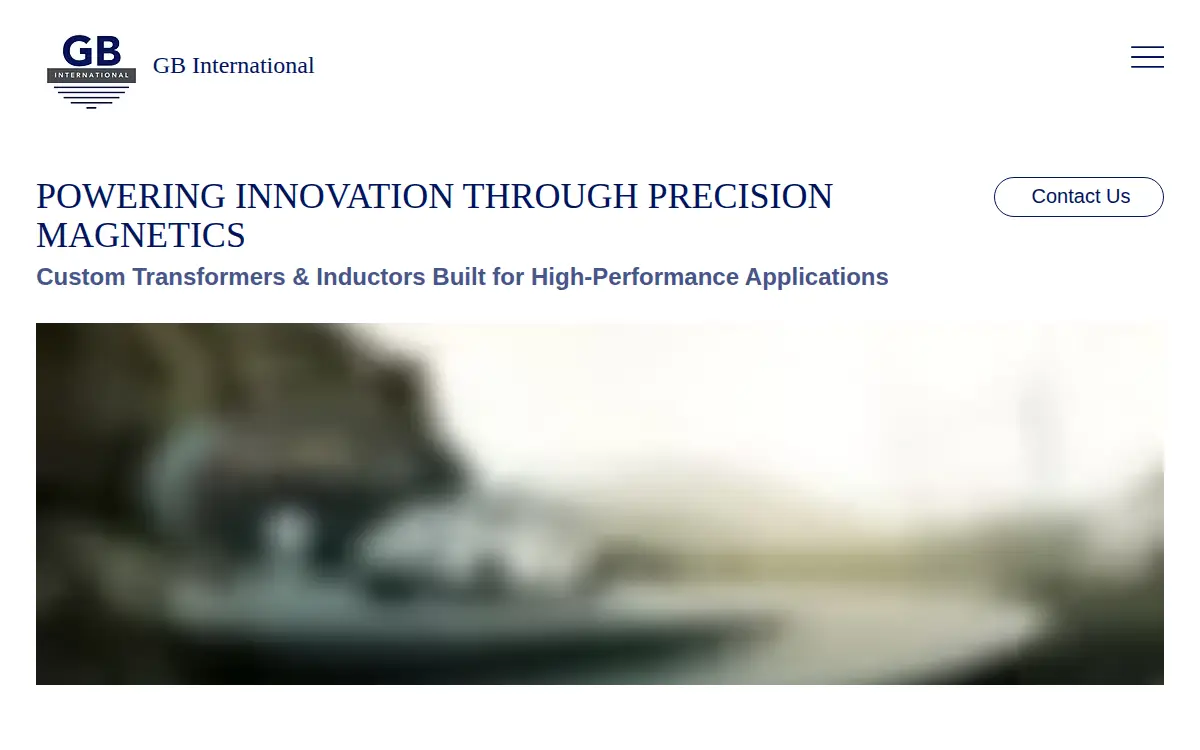 Homepage of G B International Trading CO Limited