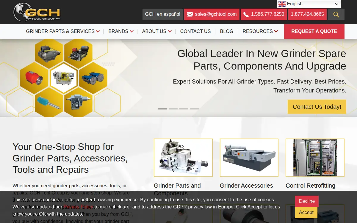 Homepage of Gch Tool Group INC
