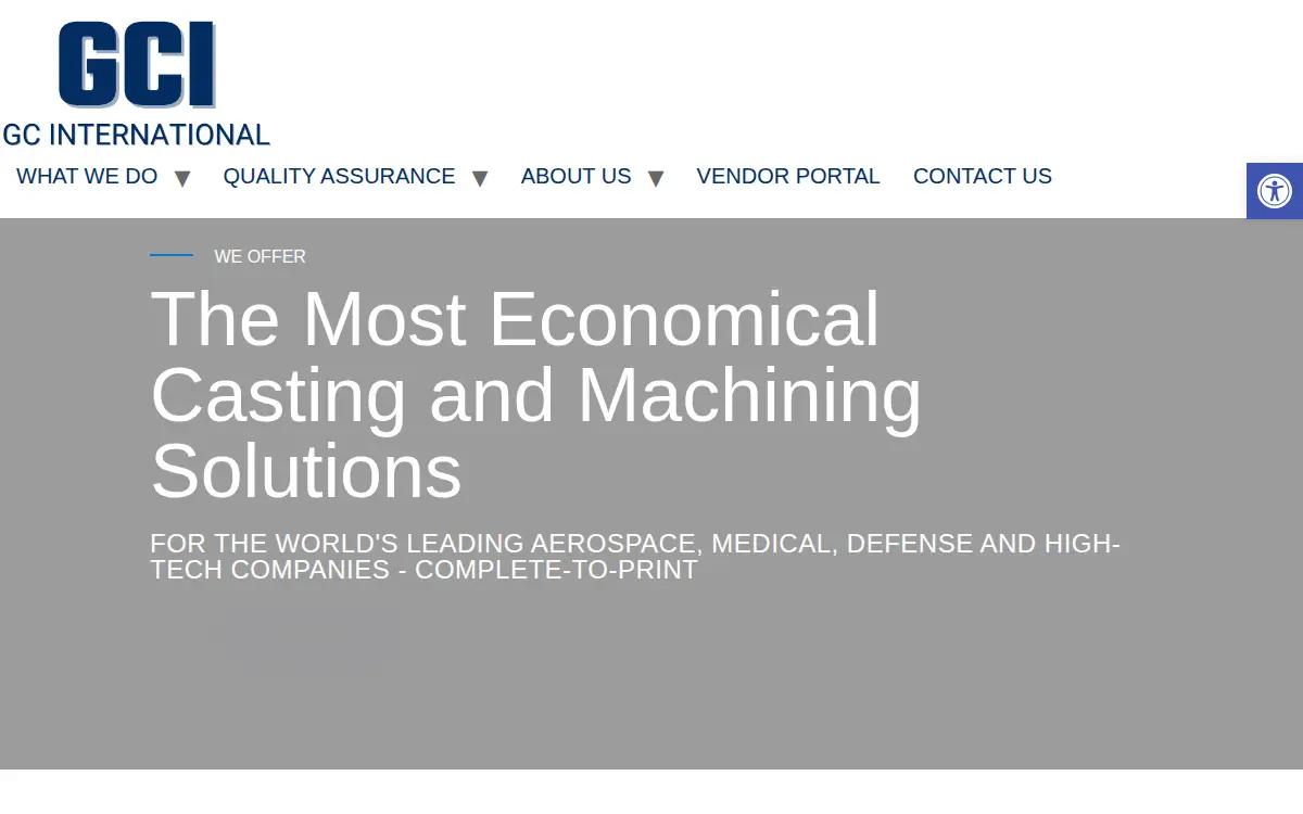 Homepage of Gc International, INC.