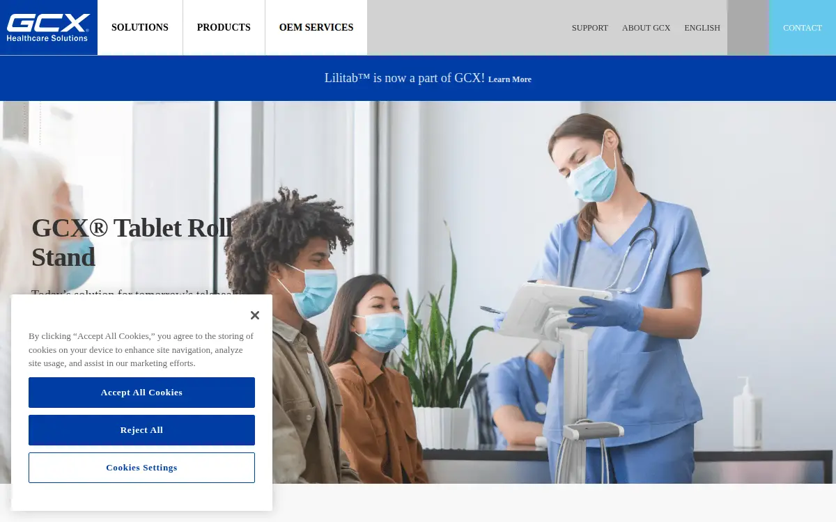 Homepage of Gcx CORP