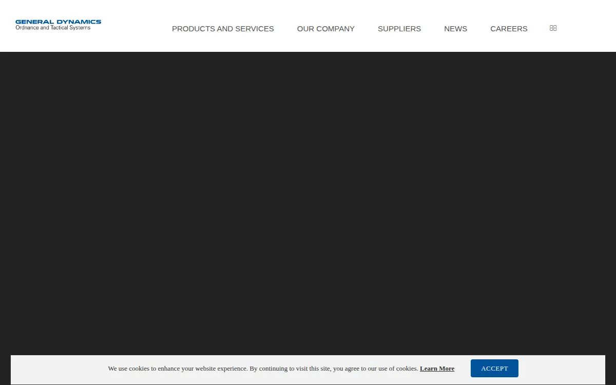 Homepage of General Dynamics - Ots, INC.