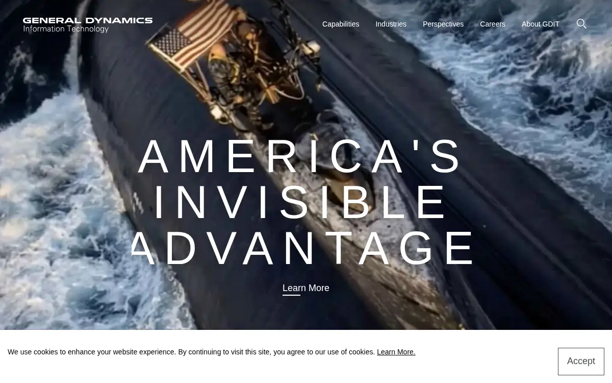 Homepage of General Dynamics Information Technology, INC.