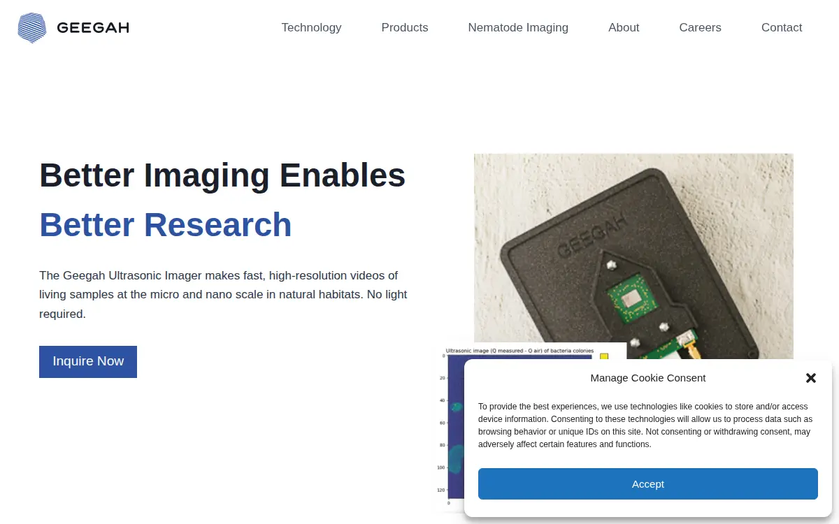 Homepage of Geegah LLC