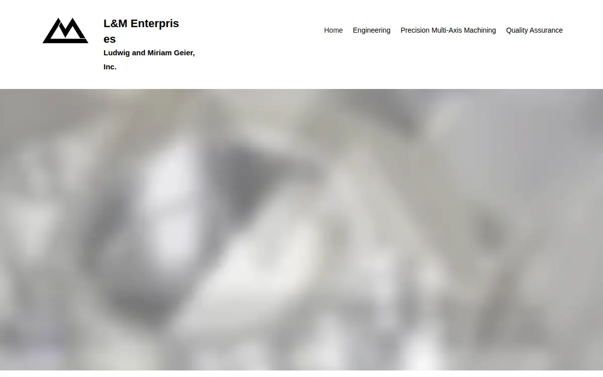 Homepage of Ludwig & Miriam Geier INC