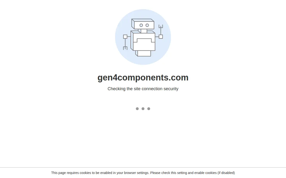 Homepage of Genfor Precision Components, Limited