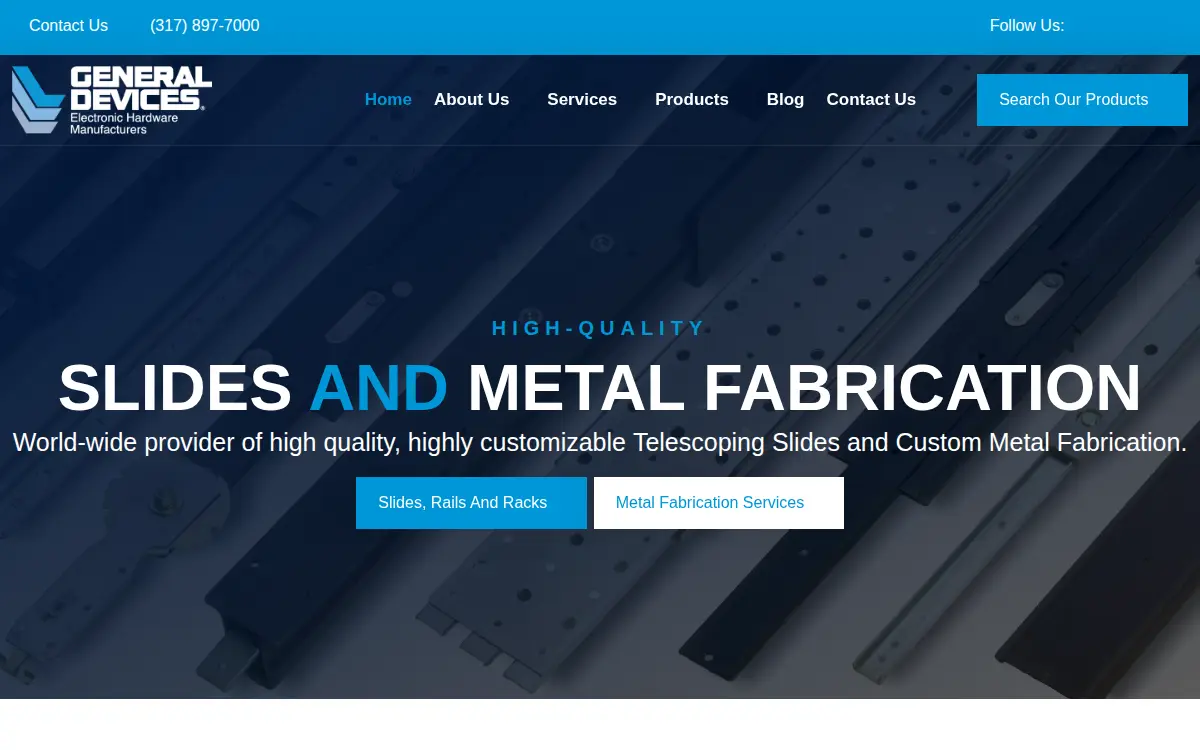 Homepage of General Devices CO INC