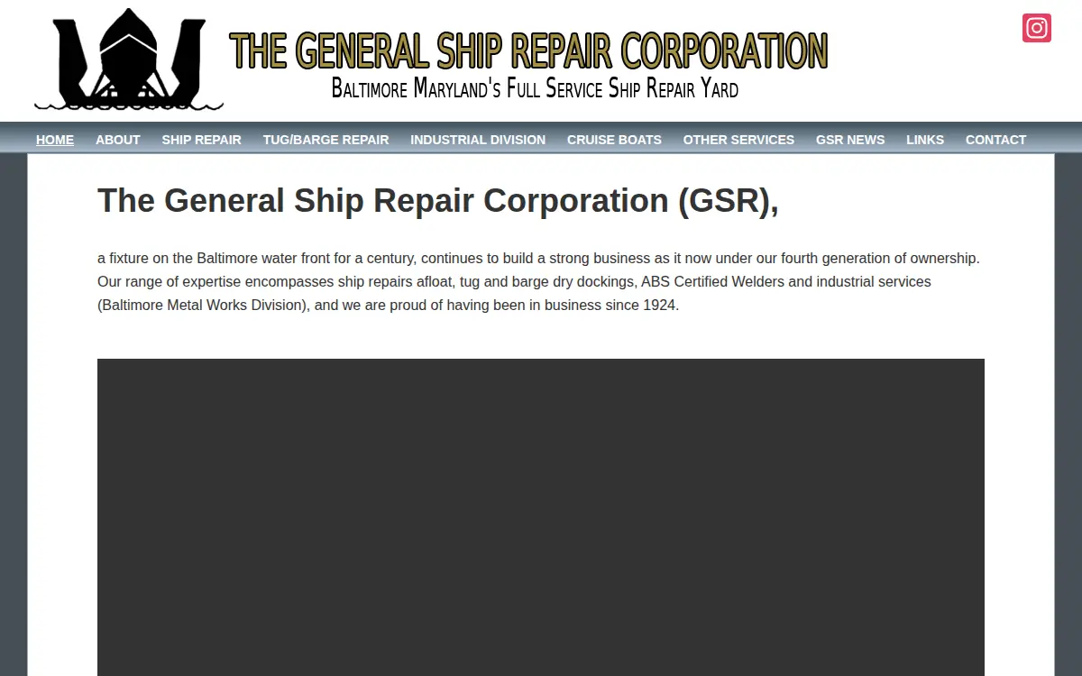 Homepage of The General Ship Repair Corporation