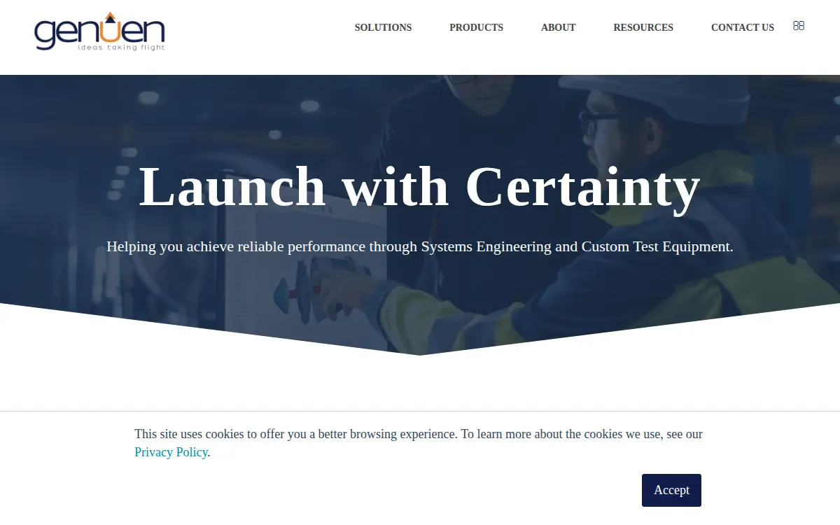 Homepage of Genuen, LLC