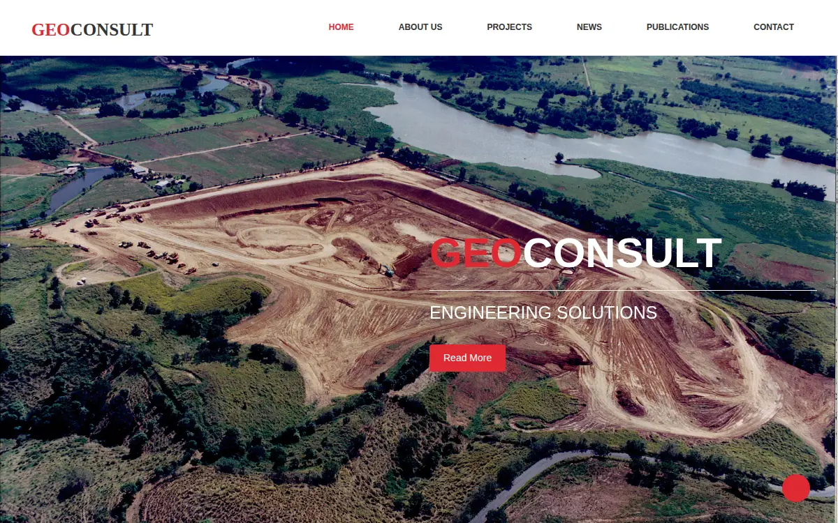 Homepage of Geoconsult LLC
