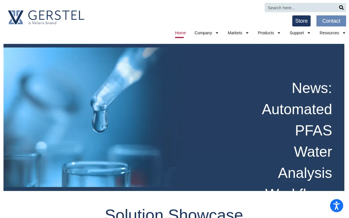 Homepage of Gerstel INC