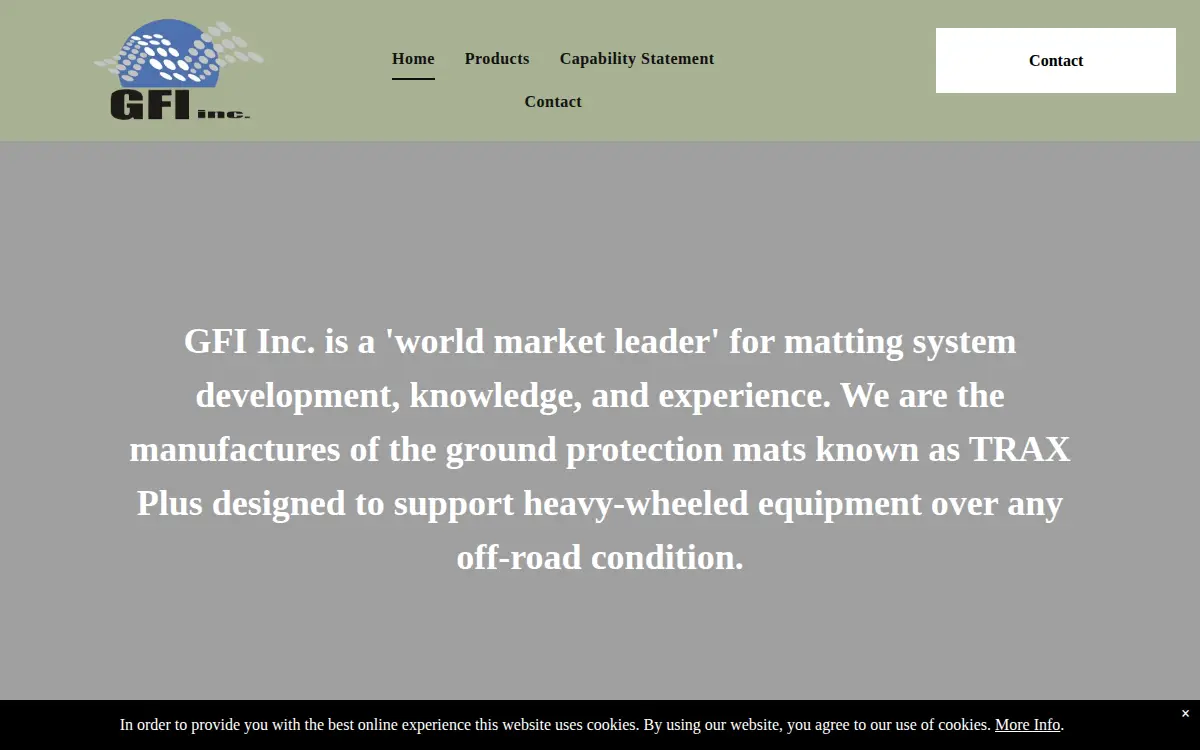 Homepage of Gfi INC