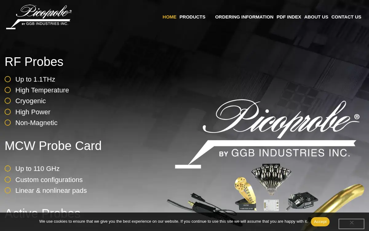 Homepage of G G B Industries, INC