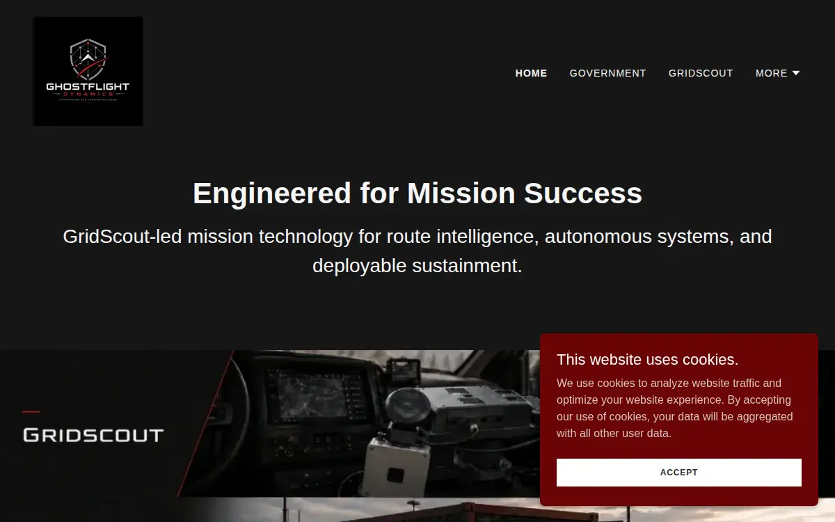 Homepage of Ghost Flight Dynamics Corporation