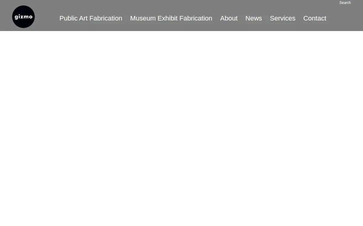 Homepage of Gizmo Art Production, INC