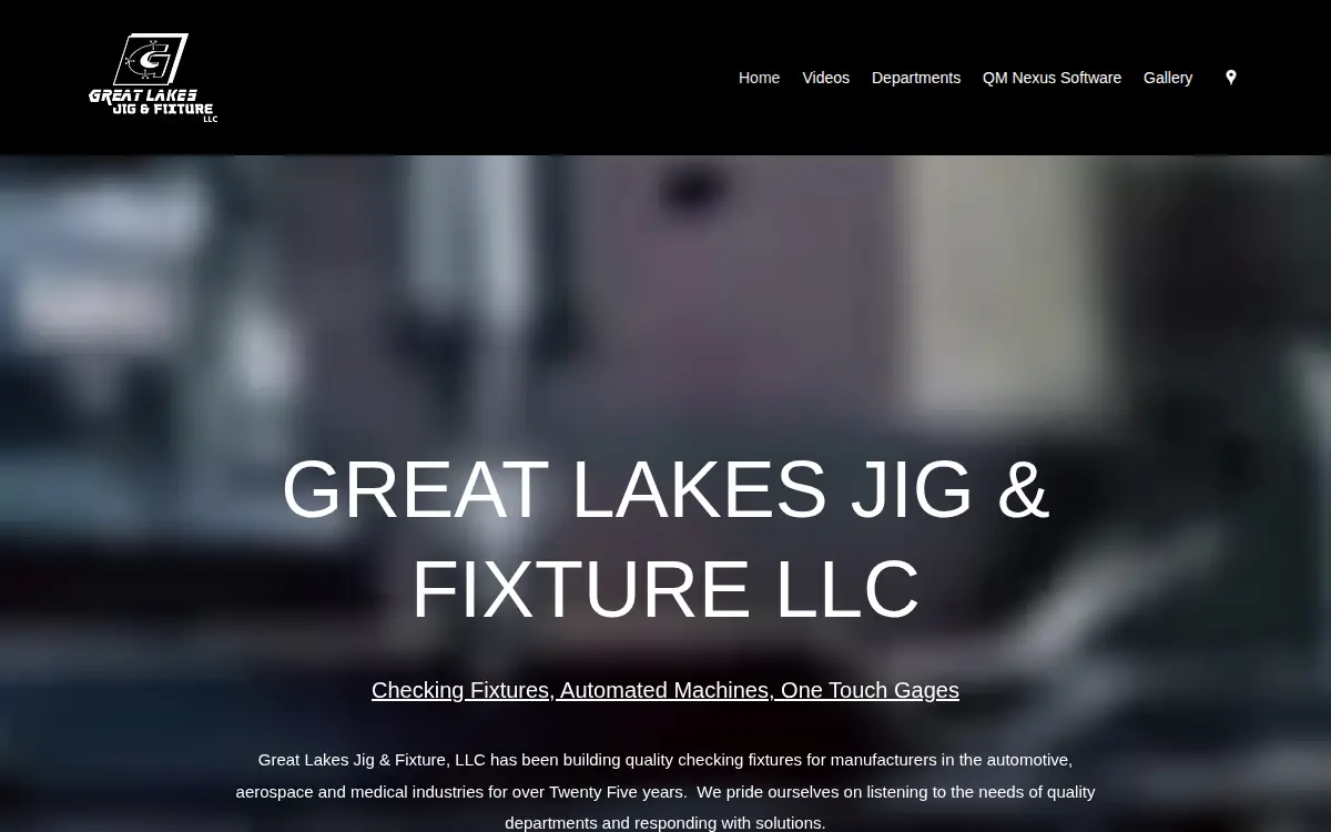 Homepage of Great Lakes Jig & Fixture