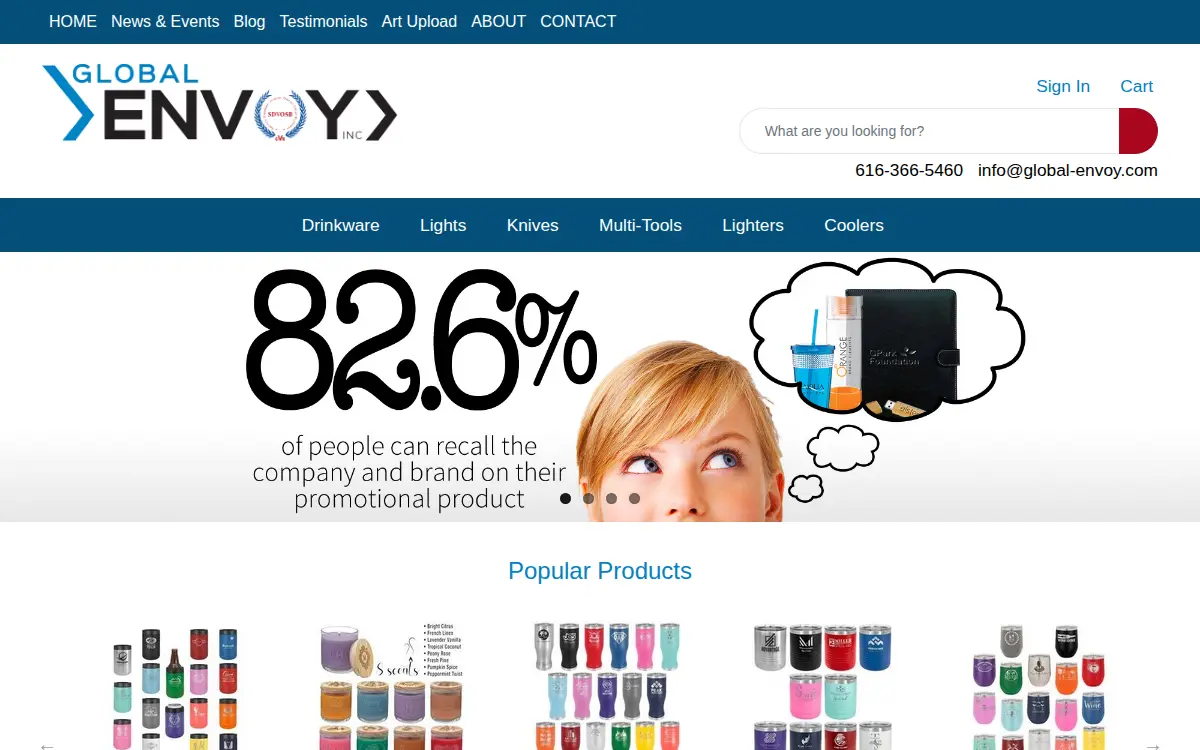 Homepage of Global Envoy INC