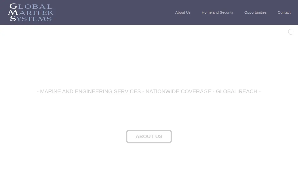 Homepage of Global Maritek Systems INC