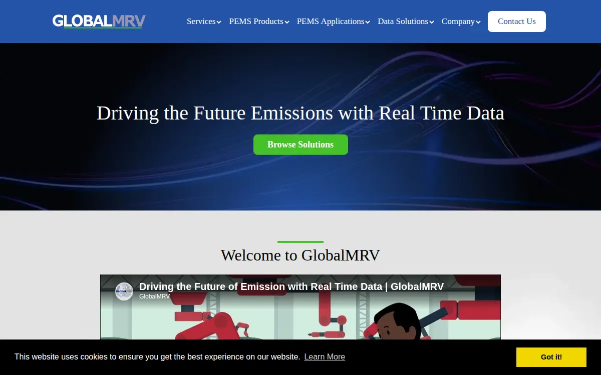 Homepage of Global Mrv INC