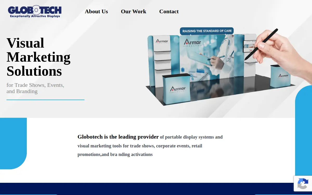 Homepage of Globotech USA Corporation